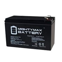 Mighty Max Battery 12V 9AH SLA Battery Replaces Siltron EM56, EM56CH + 12V 1Amp Charger Brand Product
