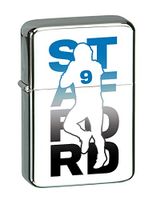Hat Shark Football Sports Athletic Player KGM Thunderbird Vintage Lighter - High Polish Chrome (Stafford #9)