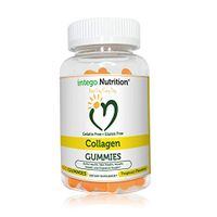 Collagen Gummies Adult Supplement (60 Count Tropical Flavor) - Supports Joint, Skin, Muscle & Digestive Health by Intego Nutrition