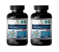 Joint Support Advanced Formula - HYDROLYZED Collagen PEPTIDES 3000MG from Type I & III - hydrolyzed Collagen for Hair - 2 Bottles 240 Capsules