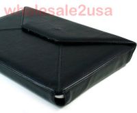 - Executive Style Black Leather Carrying Case for Fujitsu LifeBook P1630 Tablet PC {+ 1pc name tag}