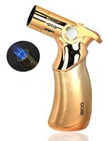 Zico Torch Quad Jet Flame Butane Torch Cigar Lighter 4 Colors Available (Gold)