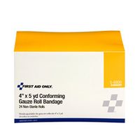 First Aid Only 5-6800 Stretch Gauze Bandage, 4 yds Length x 4 Width (Box of 24)