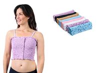 Breast Binder With Dri Release For Added Comfort (X-Large 40"-45", Beige Solid Lined)