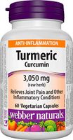 Webber Naturals Turmeric Curcumin 3,050 mg, 60 Vegetarian Capsules