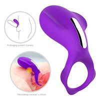 Male Coċkrinġs Rinġ with Butt Vibe-Rate Coċk Rinġ Vibe Pѳnis Rinġ Vi-Brant Pѳnis Rinġs Vibra-Tinġ Waterproof Silicone Recharġeable Fun T0ys for Male Female StiMu-Lators for Her，Delay Tools for Man
