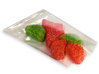 Pack Of 100, Thick 1.6 Mil Compostable Solid Clear Cellophane Bags 3-1/2 X 5-1/2"