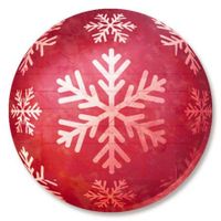 Music & Ornaments Christmas Envelope Seals - Set of 72 Holiday Envelope Stickers