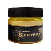 Efaster Natural Beeswax Polish for Wood & Furniture,Traditional Wood Seasoning Beewax,Furniture Care Beeswax,Multipurpose Wood Cleaner and Polish Wipes,Non Toxic & No Build-Up (4PC)