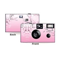 5 Cherry Blossoms Disposable Cameras, Anniversary, Single use, Flash WM-50423-C