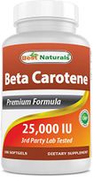 Best Naturals Beta Catotene 25,000 IU 180 softgels