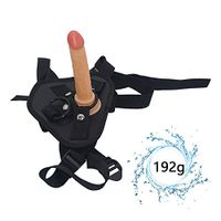 YRJDL 5.9 Inch Strápôn Adjustable Harness Strâp-õn Ðildǒ Wearable Belt Pants Strapless Panties Funny Toys for Women Couples Female Real Toys (Color : Flesh)