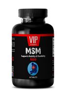Bone and Joint Support - MSM 1000MG - Supports Mobility and Flexibility - msm for Humans - 1 Bottle (60 Tablets)