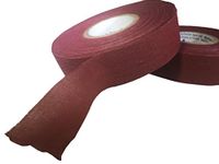 Sports Tape Athletic Tape (Hockey Lacrosse Stick Tape, Baseball Bat Tape) 2 Pack (Maroon, 1" x82 Feet)