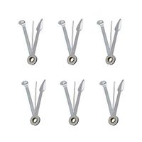 sansheng 6Packs Pipe Tool - Tobacco Pipe Reamer Tamper Pokers Tool，Stainless Steel Pipe Cleaner Cleaning Tool Reamers