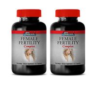 Anti Aging Supplements for Women - Female Fertility Complex 1310 MG - Buckthorn bark Capsules - 2 Bottles 120 Capsules