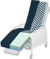 48" Tradewind Alternating Pressure Mattress with Low Air Loss 750 lbs Blue Chip Medical