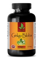Brain Booster - Ginkgo BILOBA 120MG - Natural Extract - Gingko biloba Complex - 1 Bottle (50 Capsules)