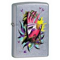 Street Chrome, Help A Little (ZI20911) Category: Urban Style Zippo Lighters