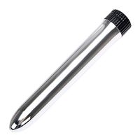 Compact Power Wand Massager, Wireless, Single Speed Vibrations - Silver