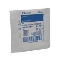 Covidien 3968 Curity Gauze Sponges, 8-Ply, 4" x 4" Size (Pack of 100)