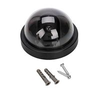 [Dummy Camera] Vaagaa Dummy Fake Security CCTV Dome Camera with Flashing Red LED Light (2 Pack)