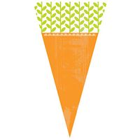 amscan Easter Carrot Shaped Plastic Treat Bags, 15 Ct. | Party Supply