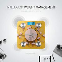 LYAOE Bluetooth Body Fat Scale Happy Mothers Day Womens Day Valentines Smart Wireless Scale with LCD Display Measuring Body Weight Bmi and Health Digital Scale