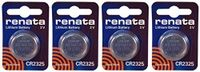 Renata CR2325 Lithium Coin Battery X 4 Batteries