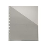 Staples Arc Notebook Dual Pocket Poly Dividers, Letter-sized, Smoke, 2 Pack (20019)