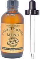 Prime Natural Anxiety Relief Essential Oil Blend 120ml/ 4oz Natural Pure Undiluted Therapeutic Grade for Aromatherapy, Scents, Diffuser, Bracelet, Distress, Relaxation, Boost Mood, Peace