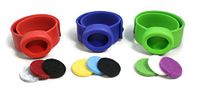 Destination Oils Kids Essential Oil Diffuser 3 Slap Bracelet Sport Set - Red, Blue, Green- Boys- Safe for Children