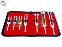 G.S 7 Tuning Forks Set Chiropractic Physical Diagnostic Instruments Best Quality