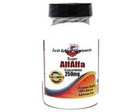 Super Alfalfa Concentrate 250mg * 200 Capsules 100% Natural - by EarhNaturalSupplements