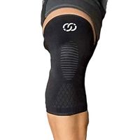 CompressionGear Knee Brace Sleeve - Reduce Strain & Swelling - Best Neoprene Sleeves for Men & Women - Padding Support for Powerlifting, Weightlifting, Crossfit, Running, Squats, & Sports - Pain Relief