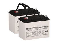 Merits S1312 Replacement Battery Set of 2 x 12V 35AH