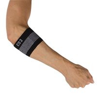 OrthoSleeve ES3 Compression Elbow Sleeve (One Sleeve) for Tennis Elbow, Golfer’s Elbow, General Elbow Pain and Forearm Pain (Black, X-Large)