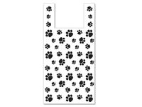 Sprinkles Gifts 50 Large Bags High Density .5 Mil Paw Print Dog Animal Vendor Retail Gift Shopping T Shirt Bag 11.5x6.5x22"