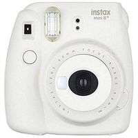 Fujifilm Instax Mini 8+ Instant Film Camera (Vanilla) with Instant Film, 2 x 10 Shoots (Total 20 Shoots) + Colorful Photo Frame Stickers 20 pcs.