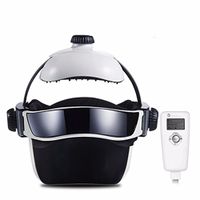Pettyios Multipurpose Electric Head Massager Brain Relax Adjustable Size Relax Music Massage Hat