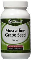 Vitacost Muscadine Grape Seed - 500 mg - 120 Capsules