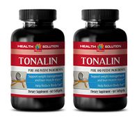 Slimming Supplements for Men - TONALIN 1250MG - Pure and Potential Ingredients - cla Vitamins for Women - 2 Bottles (180 Softgels)