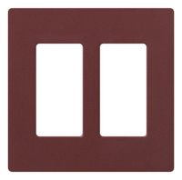 Lutron Claro 2 Gang Decorator Wallplate, SC-2-MR, Merlot