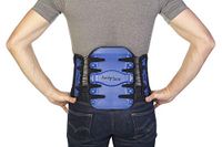 Back Flex Lumbar Brace - Maximum Pain Relief for Herniated Discs, Degenerated Discs, Spinal Stenosis, Facet Arthritis, and Lumbago - by BioSkin (Med/Large)
