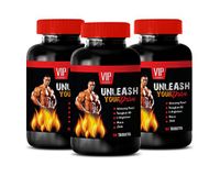 Testosterone Extra Fat Burner - Unleash Your Drive - Stamina and Performance Boost - Energy Boost - Maca Pills Enhancement - 3 Bottles (180 Tablets)
