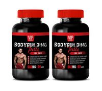 Muscle Building Supplements for Men - Bodybuilding Pills for Men - rhodiola rosea Anxiety - 2 Bottles 120 Capsules
