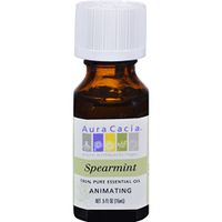 Aura Cacia Essential Oil Spearmint - 0.5 fl oz (Pack of 6)