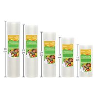 Vacuum Plastic Bag Storage Home Vacuum Sealer Food Bags 12+17+20+25+28cm*500cm 5 Rolls/Lot Vacuum Packaging Rolls