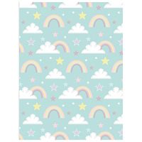 JAM PAPER Design Tissue Paper - Rainbows & Stars - 3 Packs of 4 Sheets
