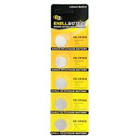 5pack Exell EB-CR1616 3V Lithium Coin Cell Battery Replaces DL1616, ECR1616, BR1616, 280-209, DL1616B, BR1616-1W, CR1616-1W, KCR1616, LM1616, 5021LC, L11, L28